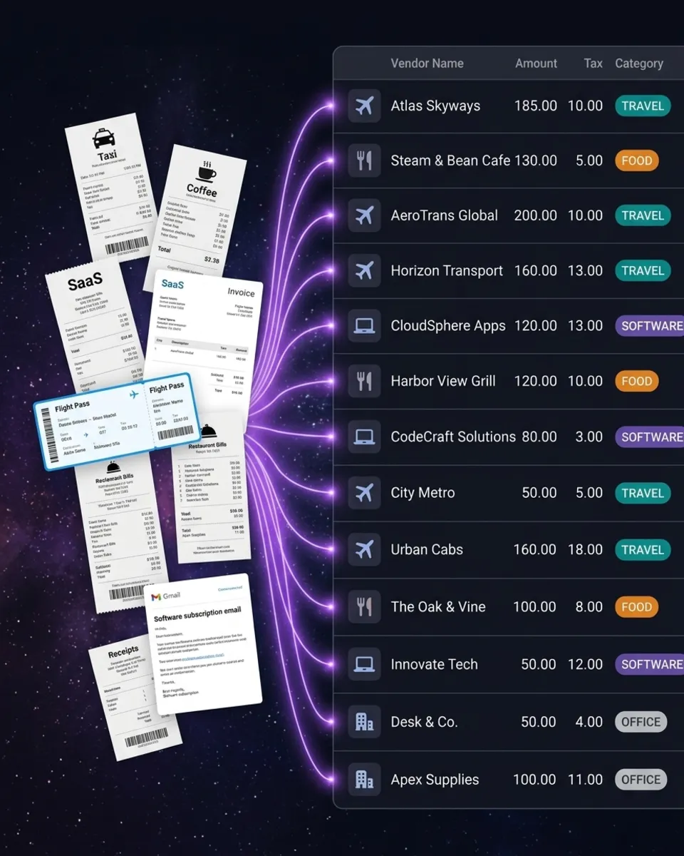SparkReceipt expense tracker