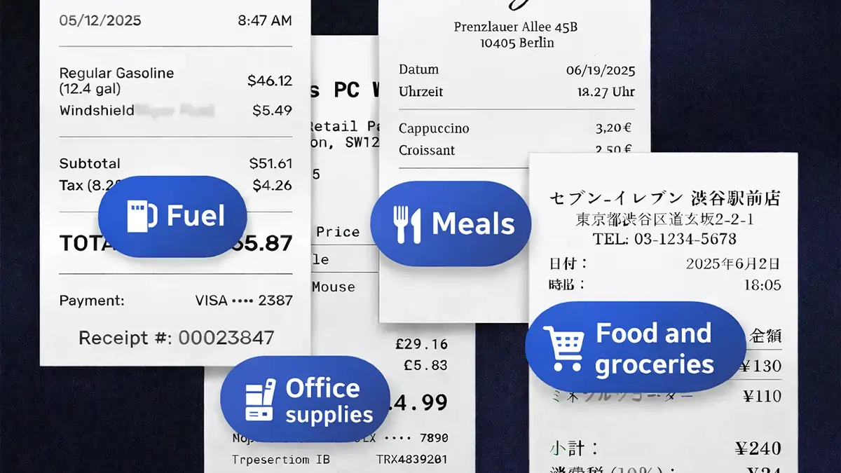 AI categorizes expenses automatically