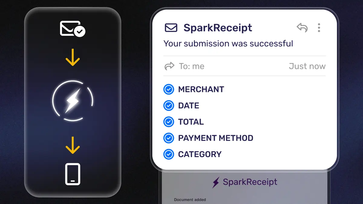 SparkReceipt automatic email receipt fetching