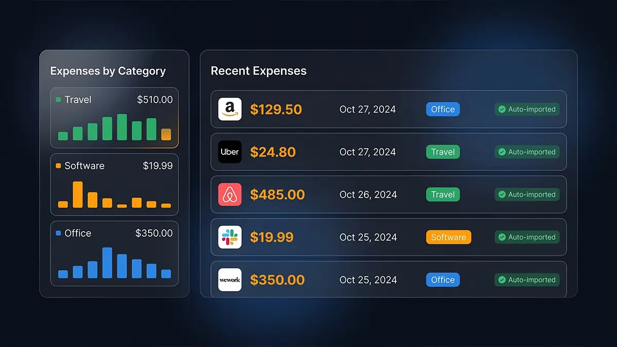Past email receipts auto-imported into SparkReceipt by email history extraction